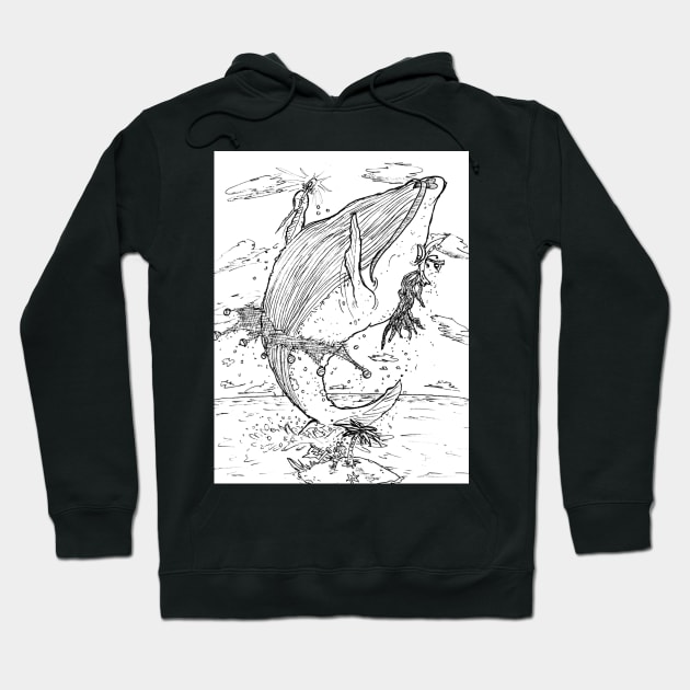 Wicked Whale Hoodie by ZandroLex